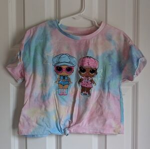 L.O.L. Surprise Girls Tie Dye T Shirt Size XS (4-5)